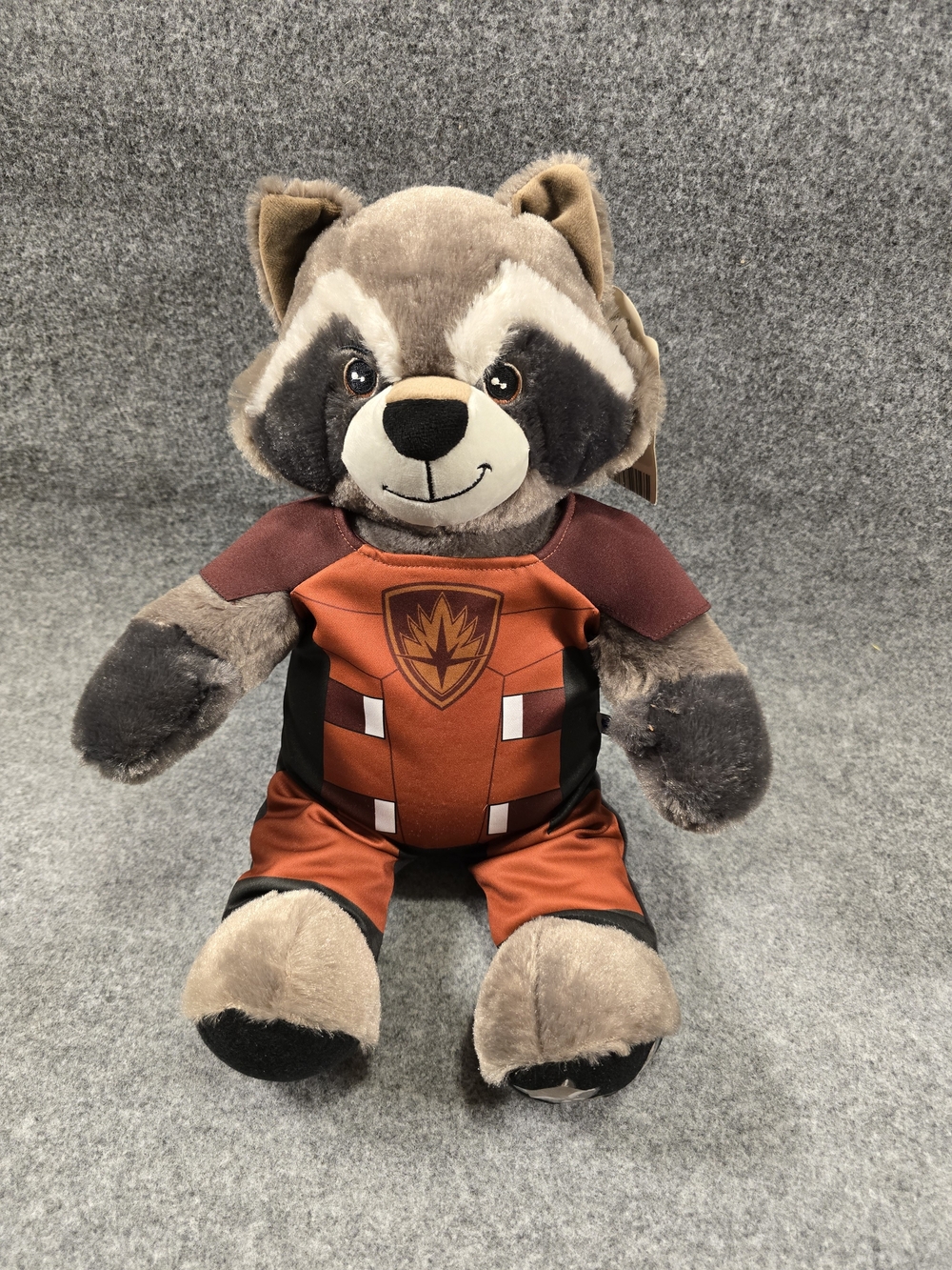 Build A Bear Rocket Raccoon Plush 16"